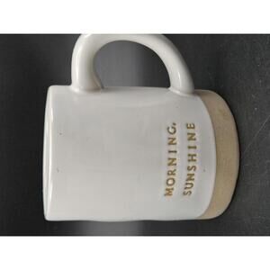 Morning Sunshine Coffee Mug - 4.5" Tall Ceramic Latte Cup - Hanna Brands Inc.